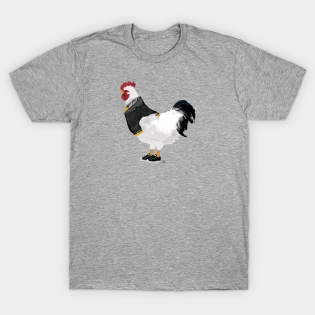 Punky Chicken! T-Shirt by EmilyLaurelHarris